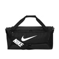 Black-White - Front - Nike Brasilia Swoosh Training 60L Duffle Bag