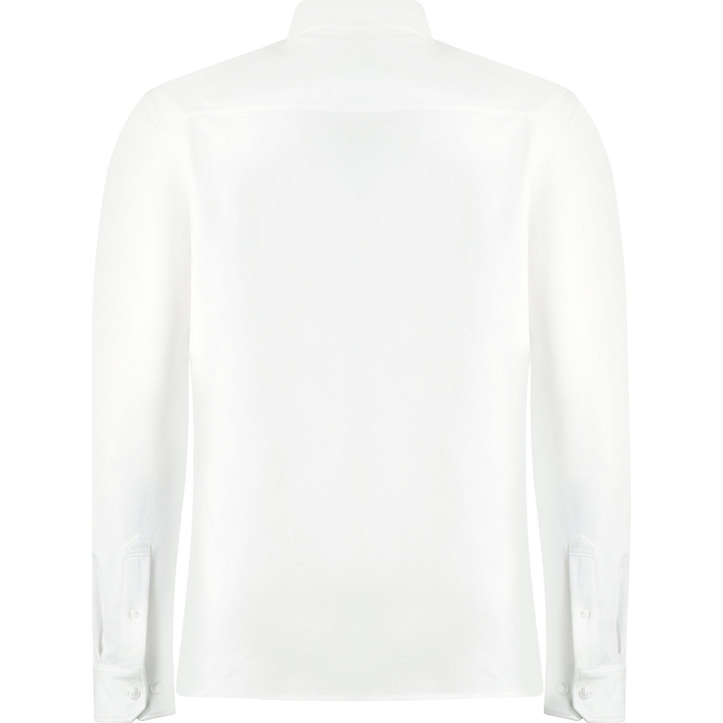 White - Back - Kustom Kit Mens Superwash 60°C Tailored Long-Sleeved Shirt
