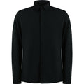 Black - Front - Kustom Kit Mens Superwash 60°C Tailored Long-Sleeved Shirt