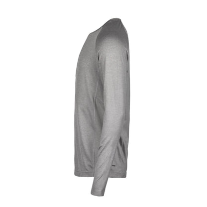Grey Melange - Side - Tee Jays Mens CoolDry Long-Sleeved Crop T-Shirt