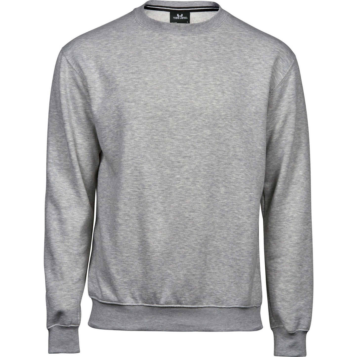 Heather Grey - Front - Tee Jays Mens Heavyweight Sweatshirt