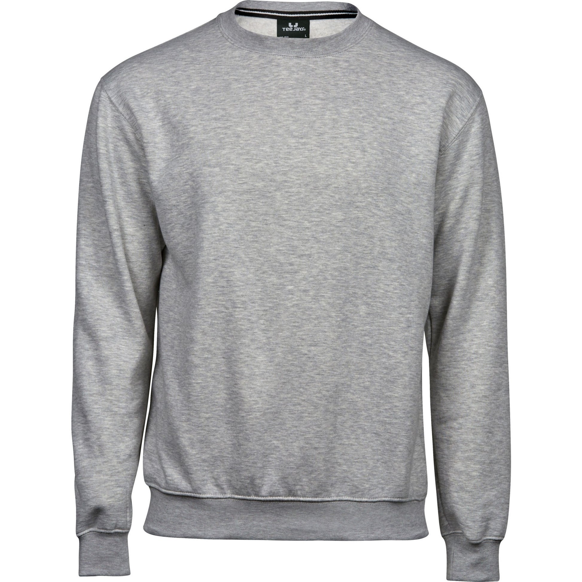 Heather Grey - Front - Tee Jays Mens Heavyweight Sweatshirt