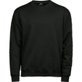 Black - Front - Tee Jays Mens Heavyweight Sweatshirt