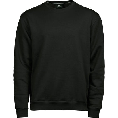 Black - Front - Tee Jays Mens Heavyweight Sweatshirt