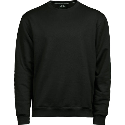 Black - Front - Tee Jays Mens Heavyweight Sweatshirt