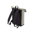 Clay - Back - Bagbase Roll Top PU Backpack