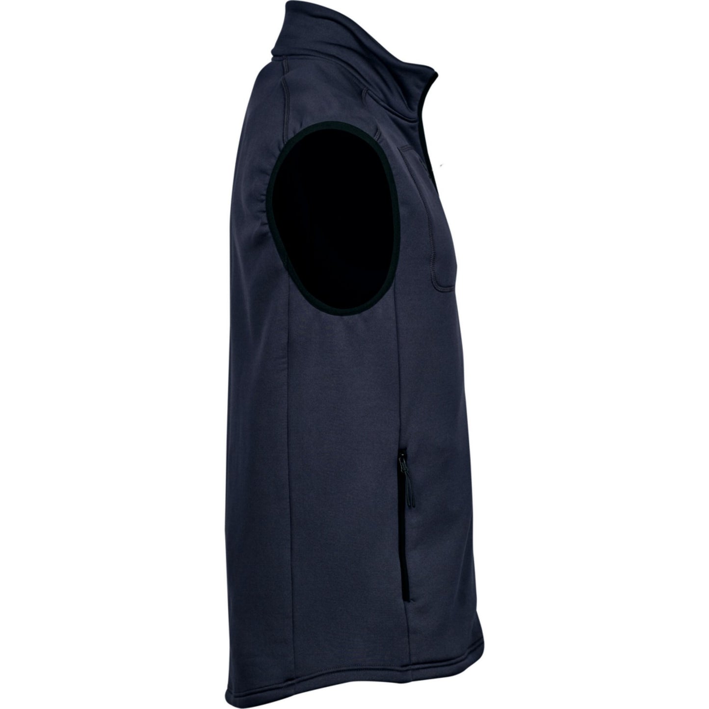 Navy - Side - Tee Jays Mens Fleece Stretch Body Warmer