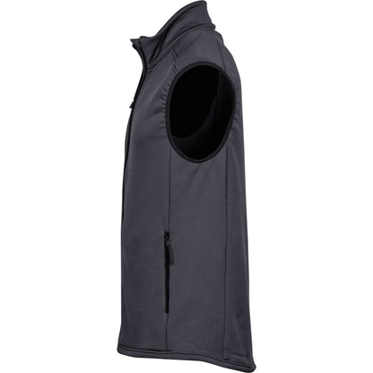 Dark Grey - Lifestyle - Tee Jays Mens Fleece Stretch Body Warmer