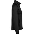 Black - Side - Tee Jays Womens-Ladies Stretch Fleece Jacket