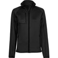 Black - Front - Tee Jays Womens-Ladies Stretch Fleece Jacket