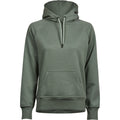 Leaf Green - Front - Tee Jays Womens-Ladies Hooded Sweatshirt