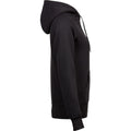 Black - Side - Tee Jays Womens-Ladies Hooded Sweatshirt