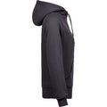 Dark Grey - Side - Tee Jays Womens-Ladies Hooded Sweatshirt