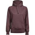 Grape - Front - Tee Jays Womens-Ladies Hooded Sweatshirt