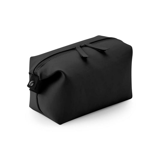 Black - Front - Bagbase Matte PU Accessory Bag