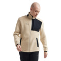 Ecru-Black - Pack Shot - Craft Mens ADV Explore Pile Fleece Jacket