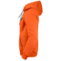 Orange-Dark Grey - Lifestyle - Jobman Mens Vintage Lined Full Zip Hoodie