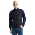 Navy-Black - Pack Shot - Craft Mens ADV Unify Hybrid Jacket