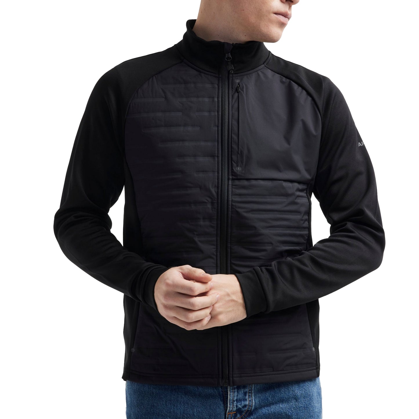 Black - Side - Craft Mens ADV Unify Hybrid Jacket