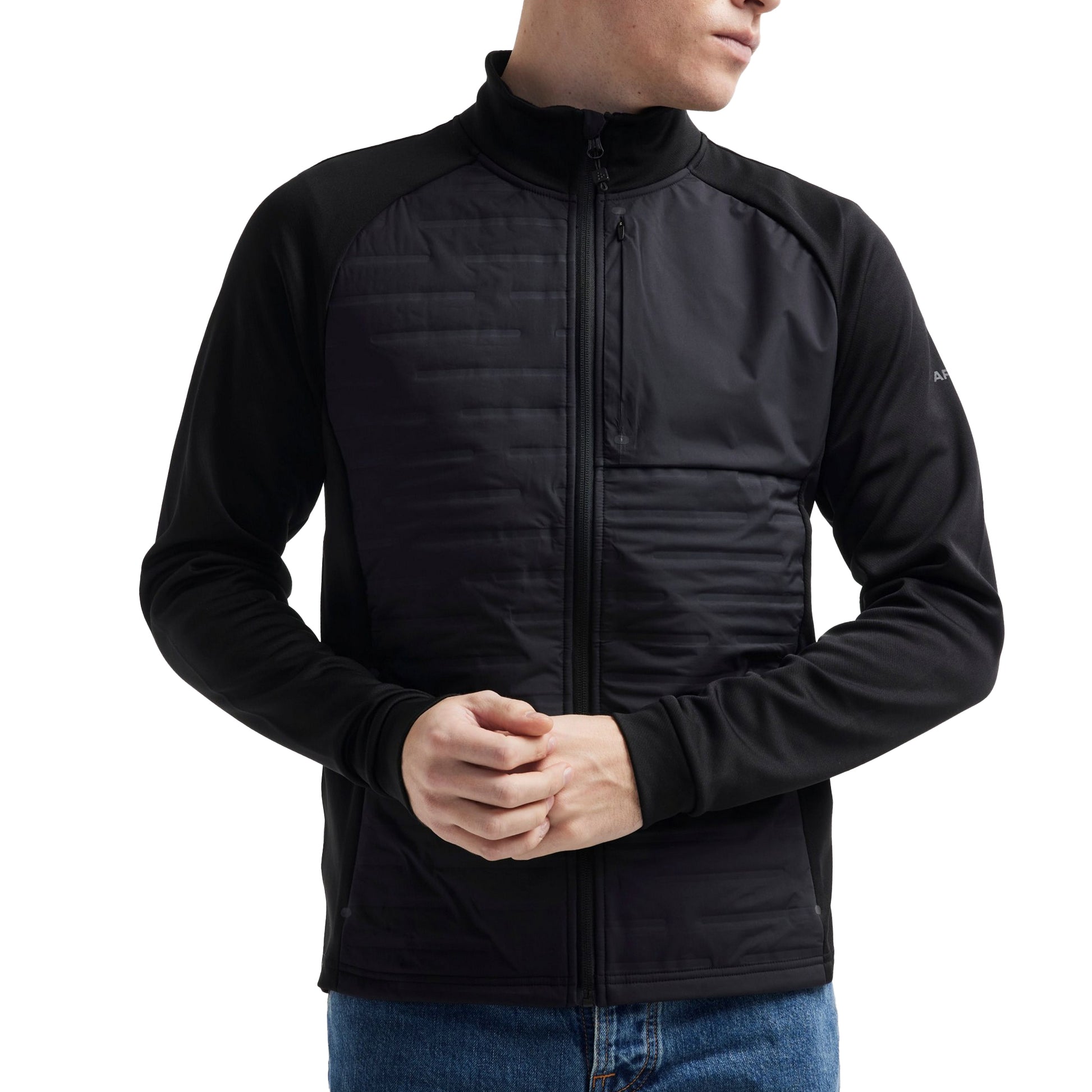 Black - Side - Craft Mens ADV Unify Hybrid Jacket