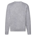 Heather Grey - Back - Fruit of the Loom Mens Premium Set-in Sweatshirt