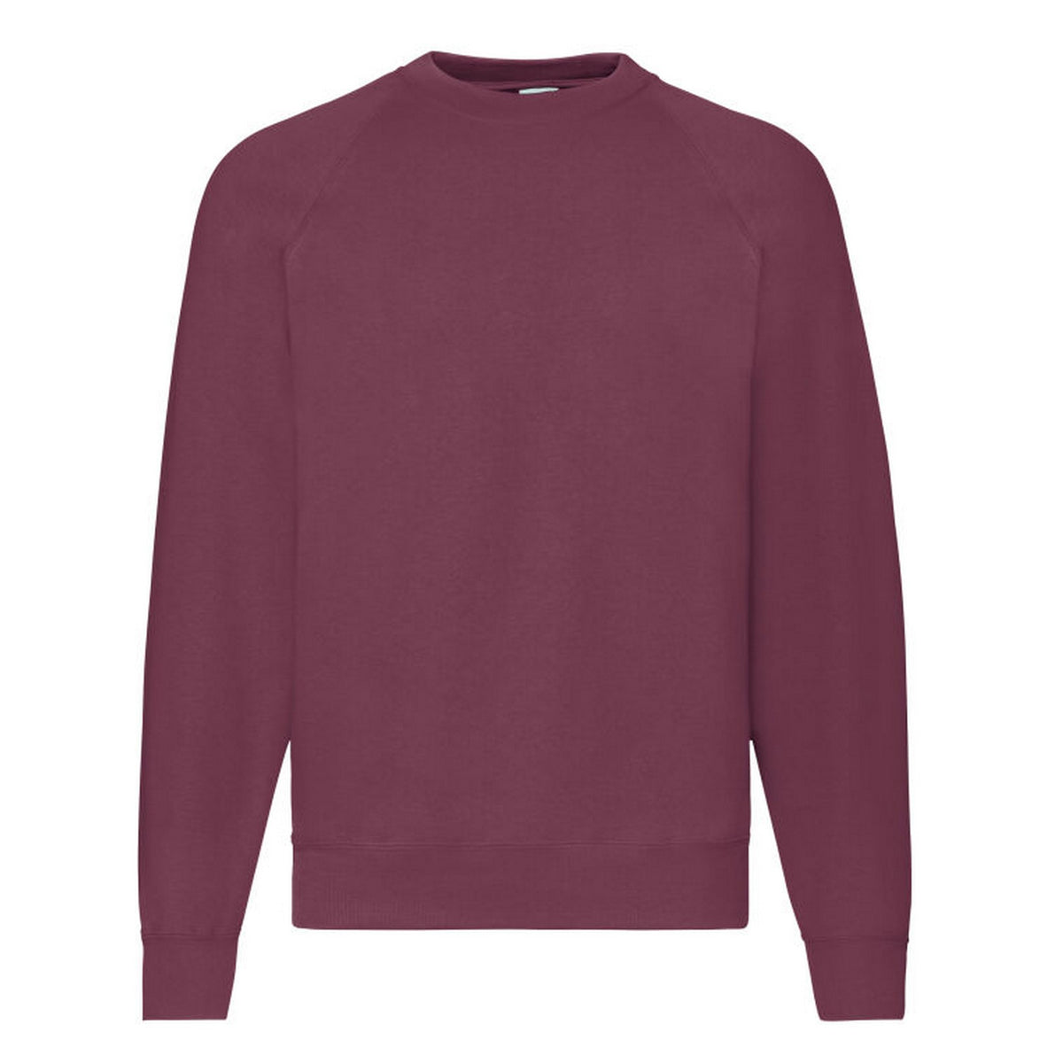 Burgundy - Front - Fruit Of The Loom Mens Premium Set-in Sweatshirt