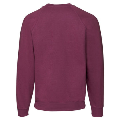 Burgundy - Back - Fruit of the Loom Mens Premium Set-in Sweatshirt