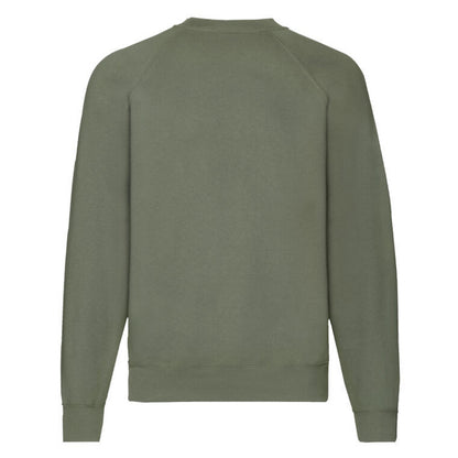 Classic Olive - Back - Fruit of the Loom Mens Premium Set-in Sweatshirt