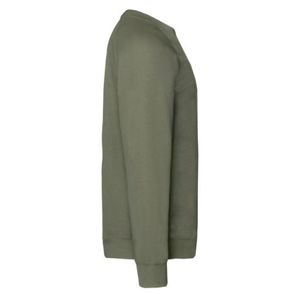 Classic Olive - Side - Fruit Of The Loom Mens Premium Set-in Sweatshirt
