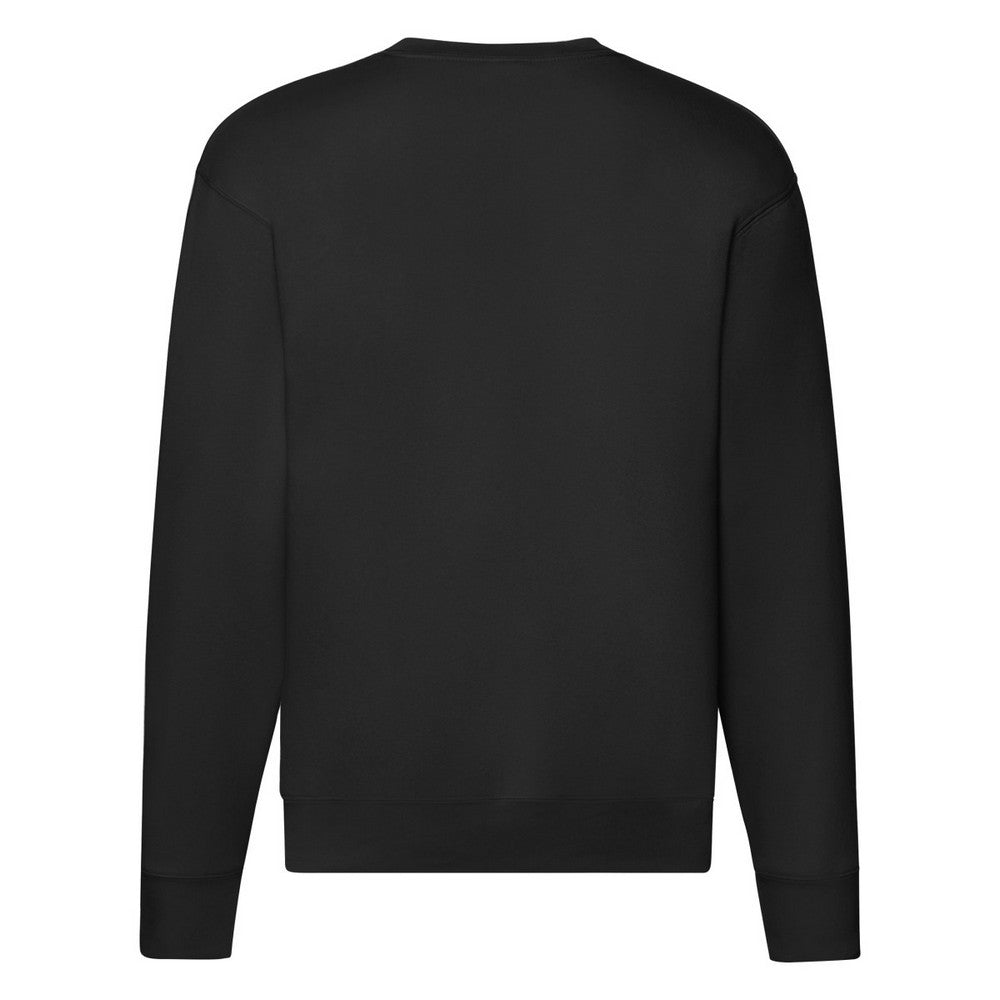 Black - Back - Fruit Of The Loom Mens Premium Set-in Sweatshirt