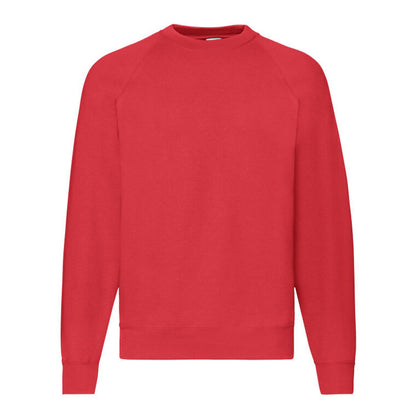 Red - Front - Fruit Of The Loom Mens Premium Set-in Sweatshirt