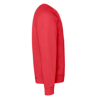 Red - Side - Fruit Of The Loom Mens Premium Set-in Sweatshirt