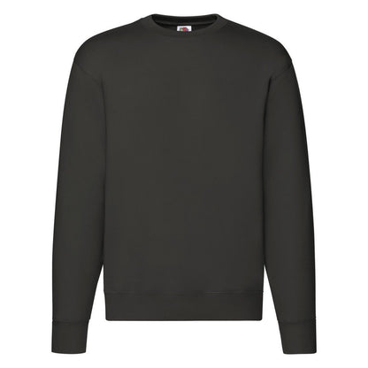 Charcoal - Front - Fruit Of The Loom Mens Premium Set-in Sweatshirt