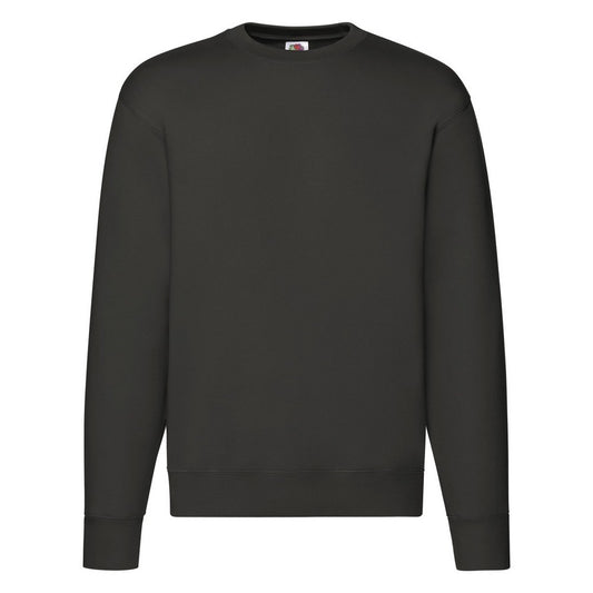 Charcoal - Front - Fruit Of The Loom Mens Premium Set-in Sweatshirt