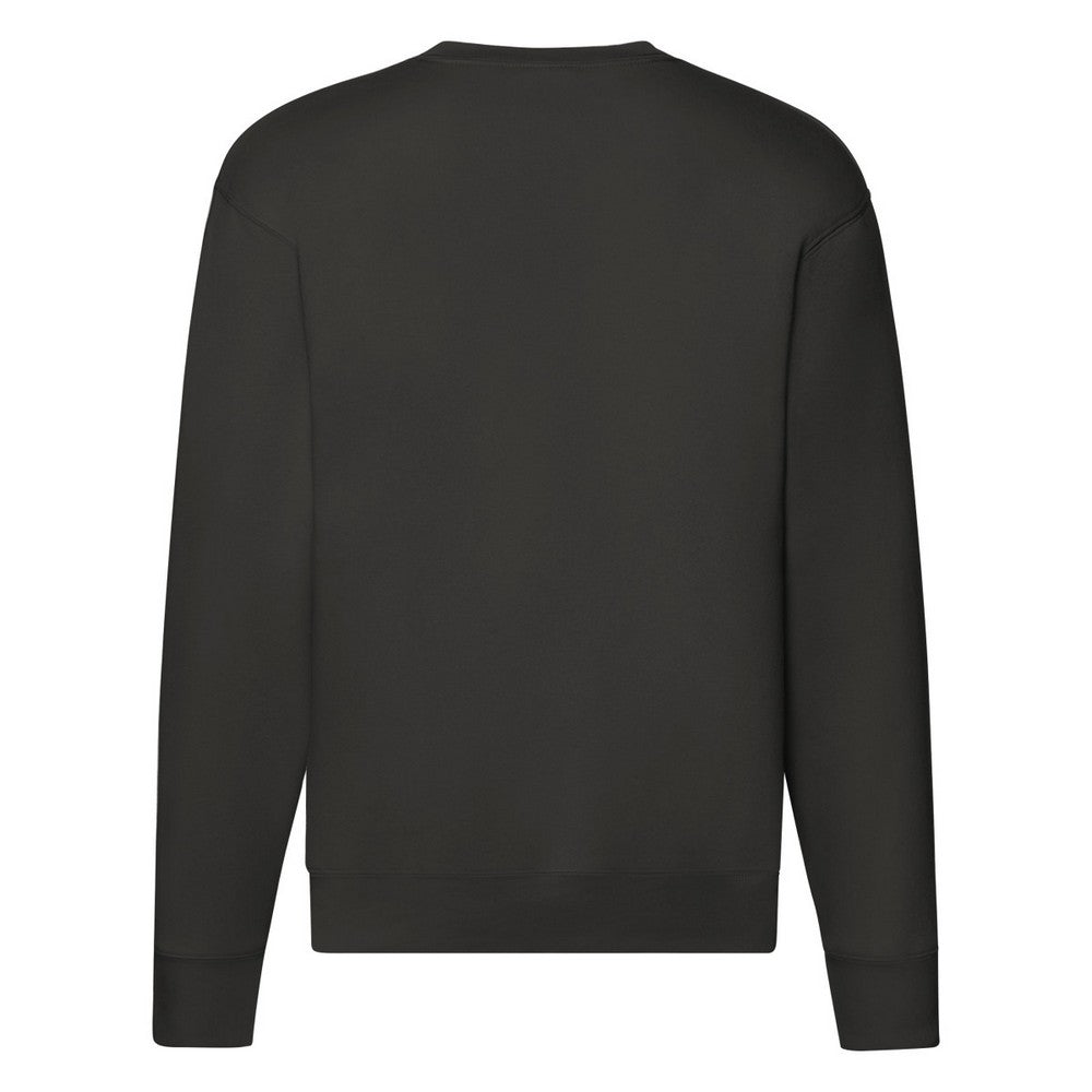 Charcoal - Back - Fruit Of The Loom Mens Premium Set-in Sweatshirt