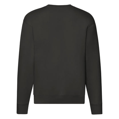 Charcoal - Back - Fruit Of The Loom Mens Premium Set-in Sweatshirt
