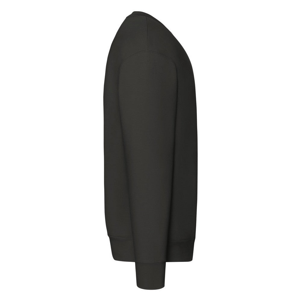 Charcoal - Side - Fruit Of The Loom Mens Premium Set-in Sweatshirt