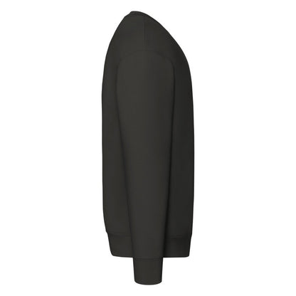 Charcoal - Side - Fruit Of The Loom Mens Premium Set-in Sweatshirt