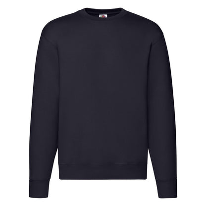Deep Navy - Front - Fruit Of The Loom Mens Premium Set-in Sweatshirt