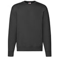 Black - Front - Fruit of the Loom Mens Premium Set-in Sweatshirt