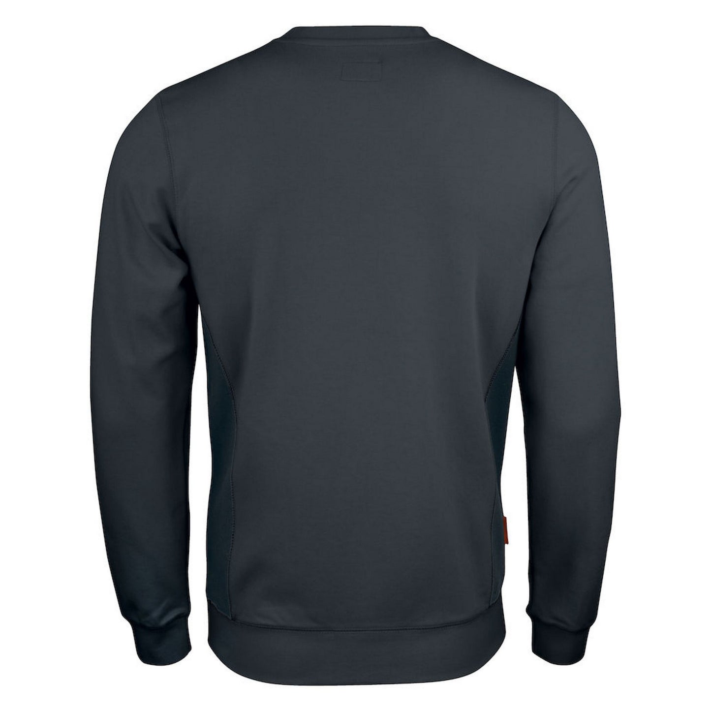 Black - Back - Jobman Mens Two Tone Sweatshirt