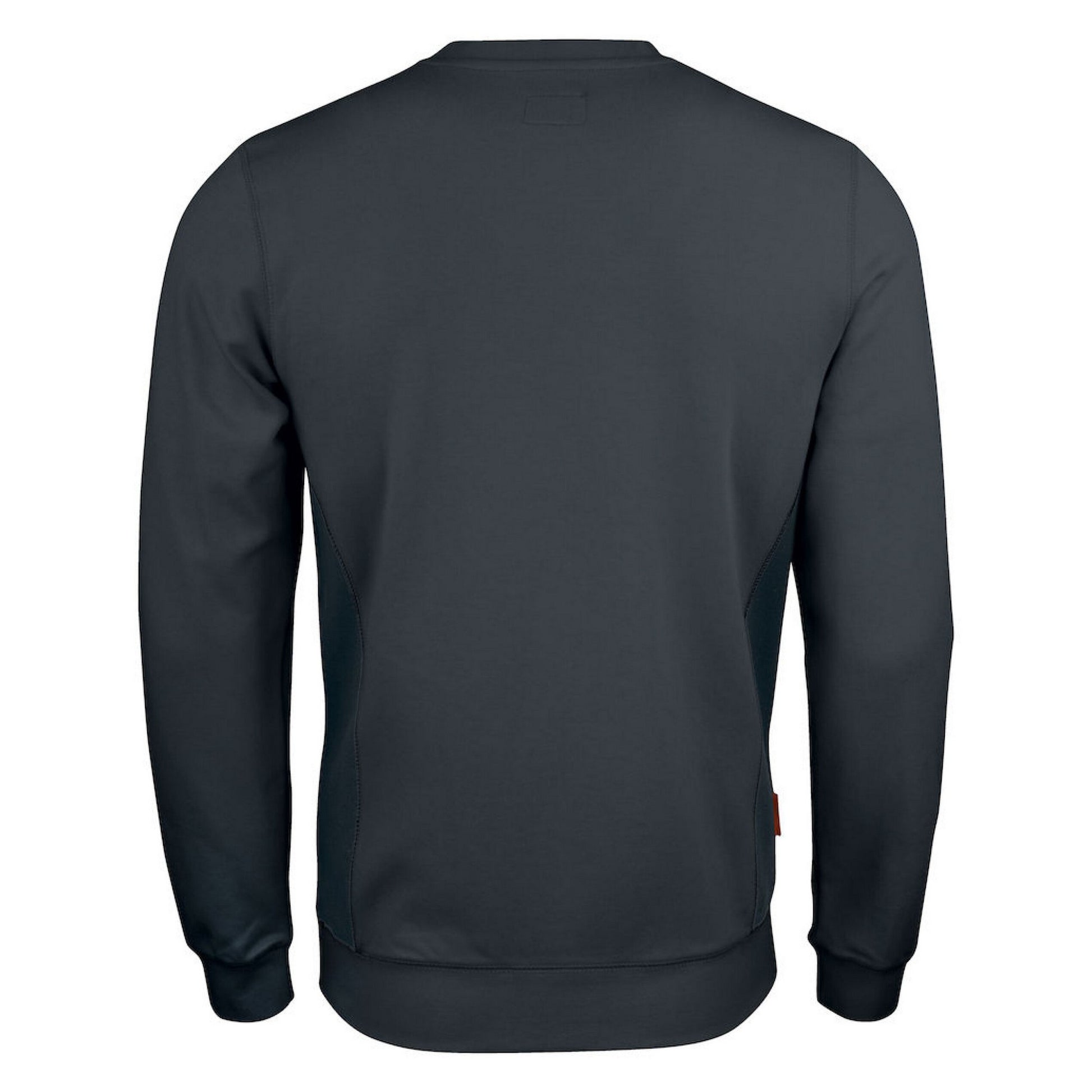 Black - Back - Jobman Mens Two Tone Sweatshirt
