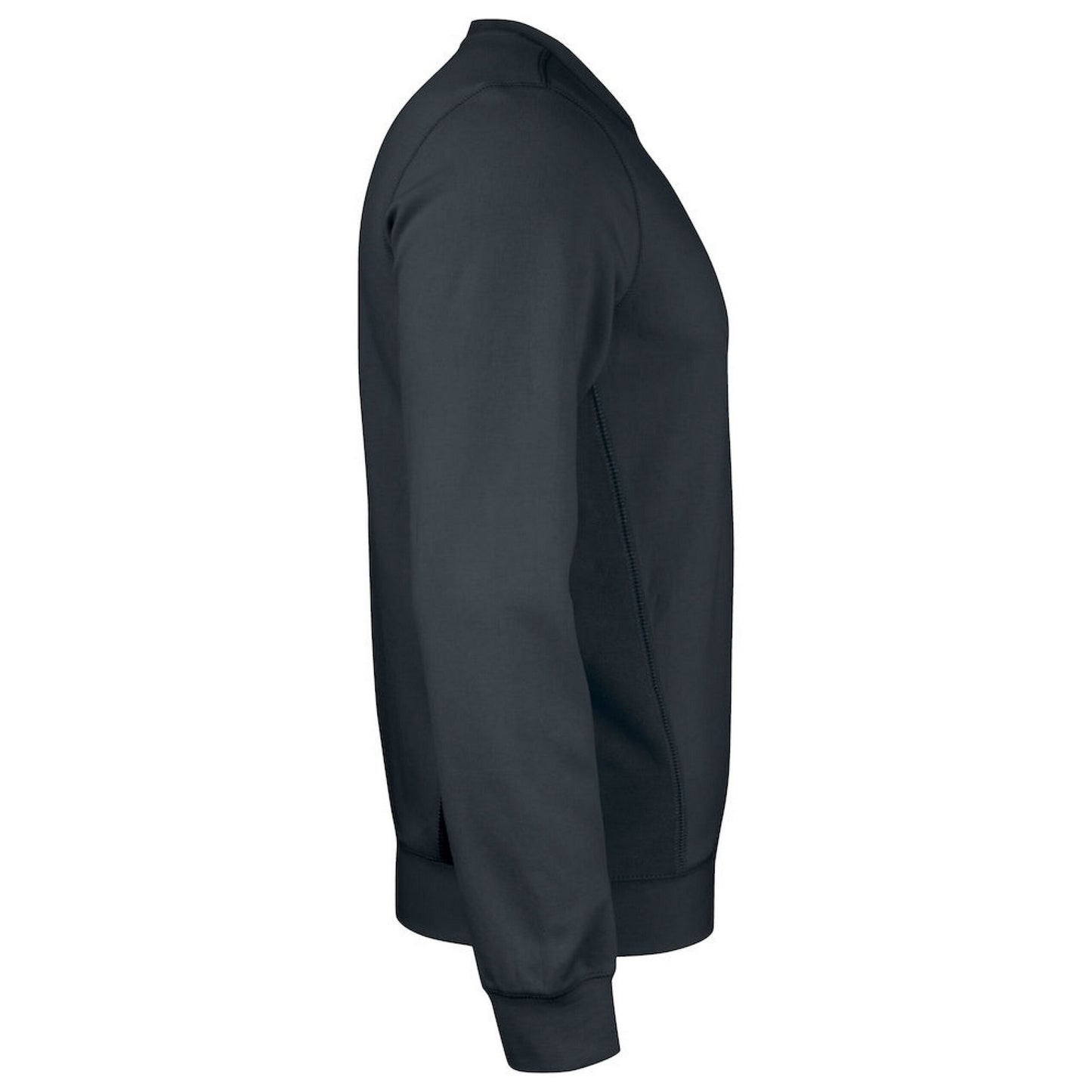 Black - Side - Jobman Mens Two Tone Sweatshirt