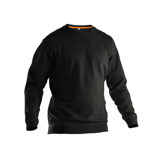 Black - Front - Jobman Mens Two Tone Sweatshirt
