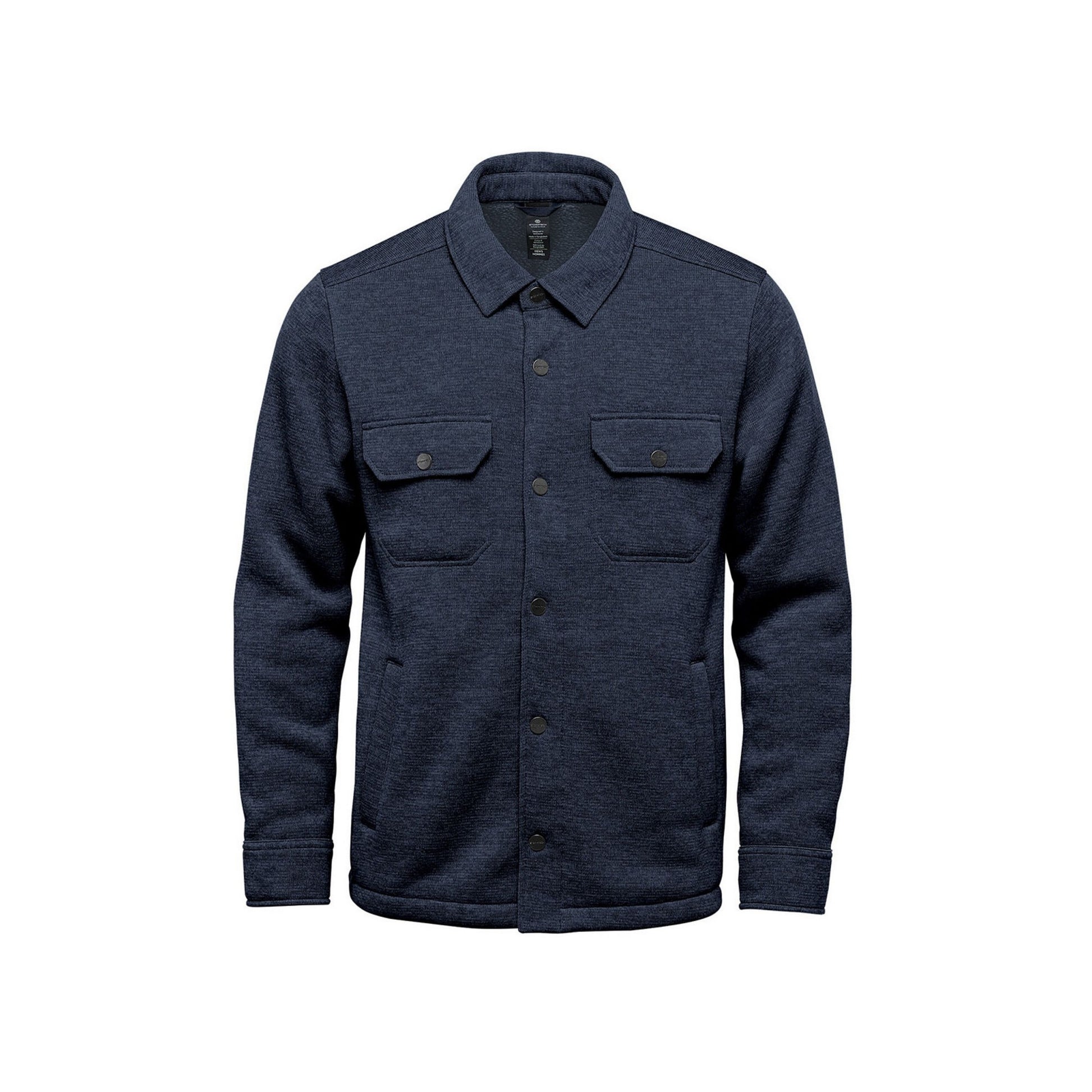 Navy Heather - Front - Stormtech Mens Avalanche Fleece Shirt