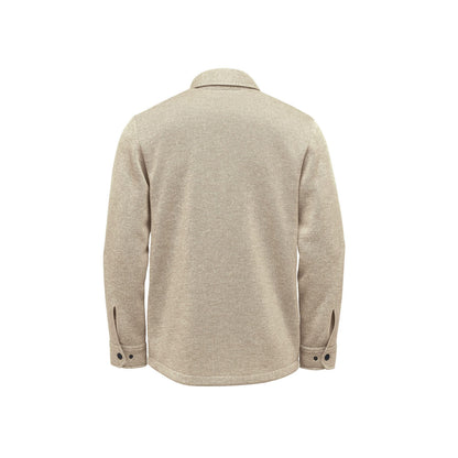 Oatmeal Heather - Back - Stormtech Mens Avalanche Fleece Shirt