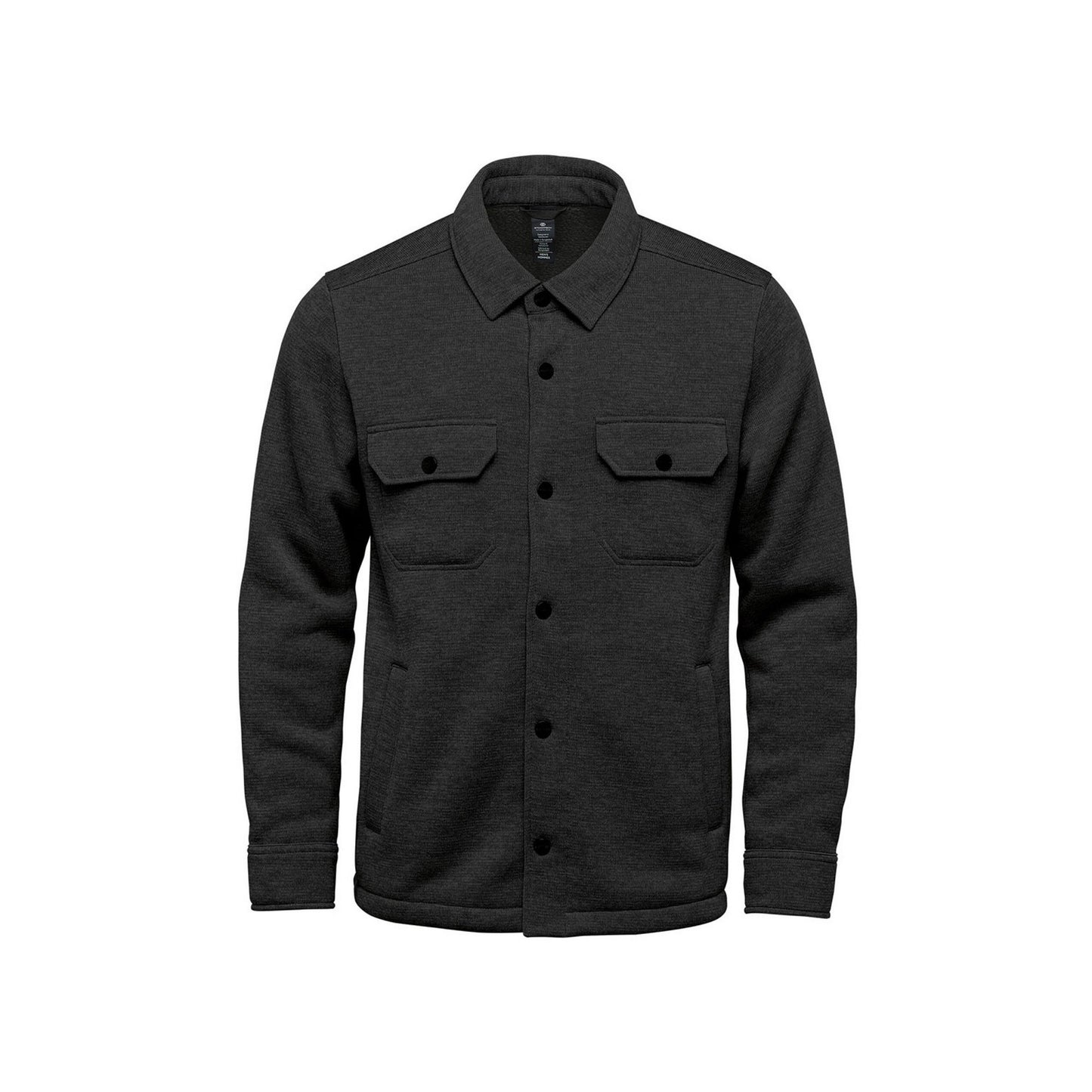 Black Heather - Front - Stormtech Mens Avalanche Fleece Shirt