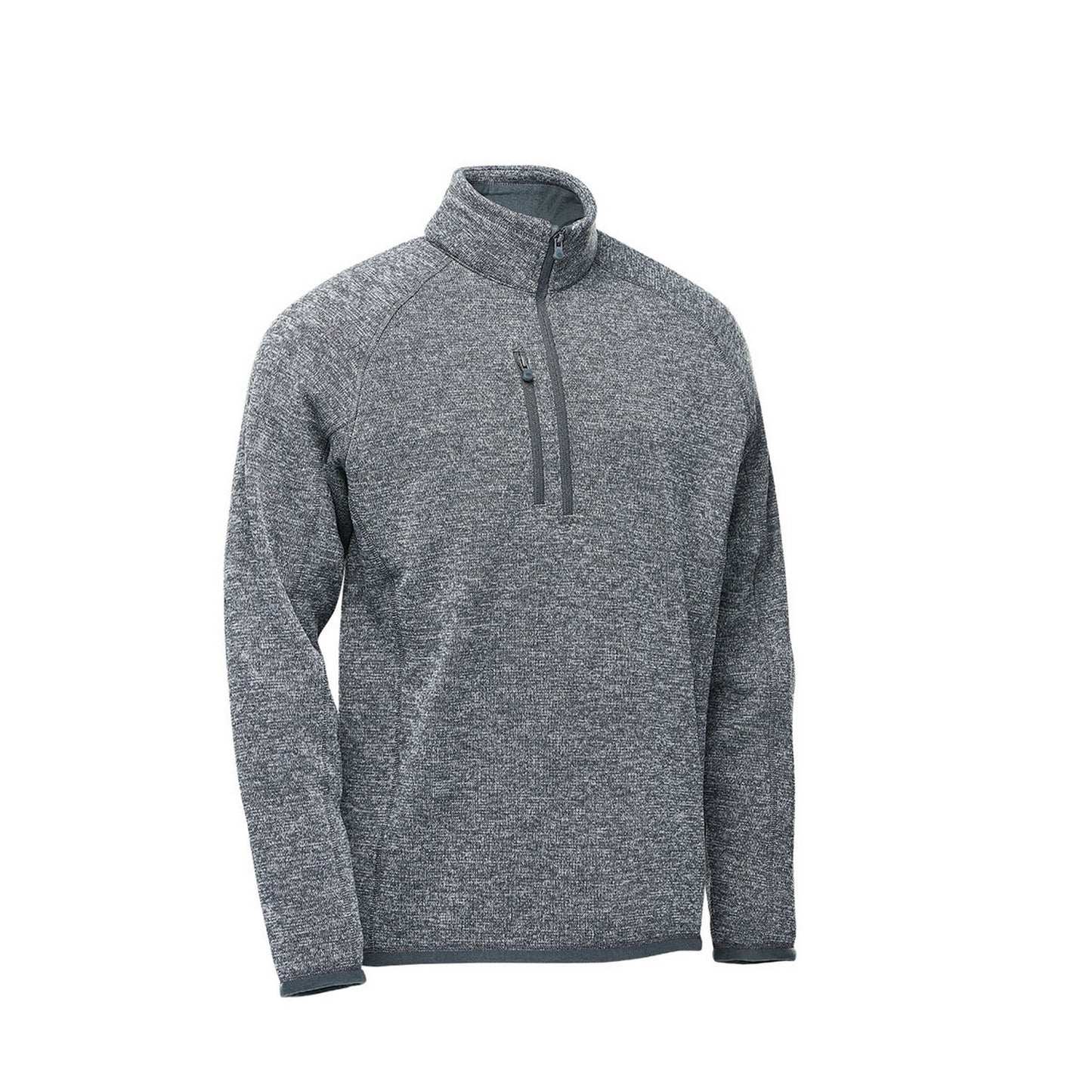 Granite Heather - Pack Shot - Stormtech Mens Avalanche Quarter Zip Pullover