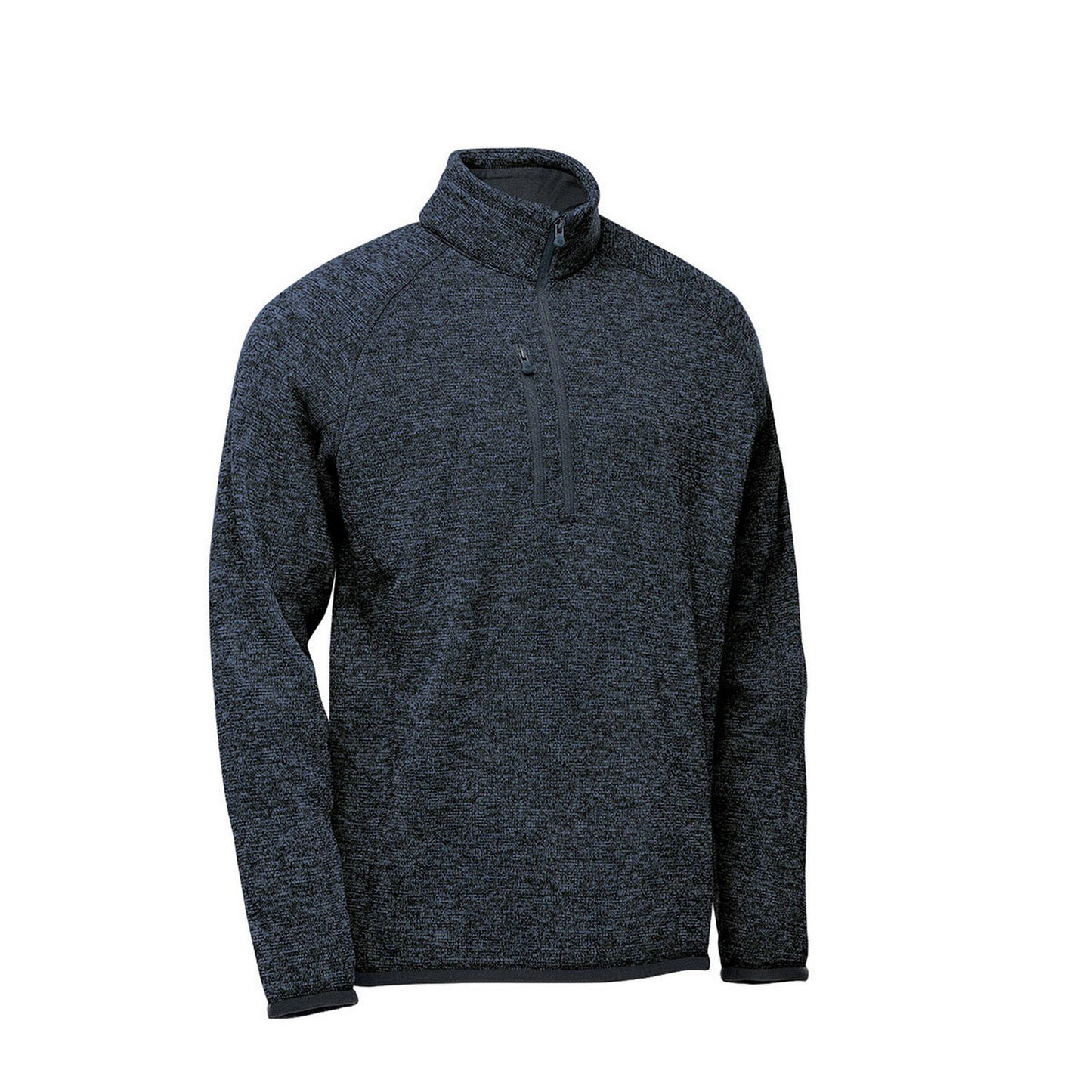 Navy Heather - Pack Shot - Stormtech Mens Avalanche Quarter Zip Pullover