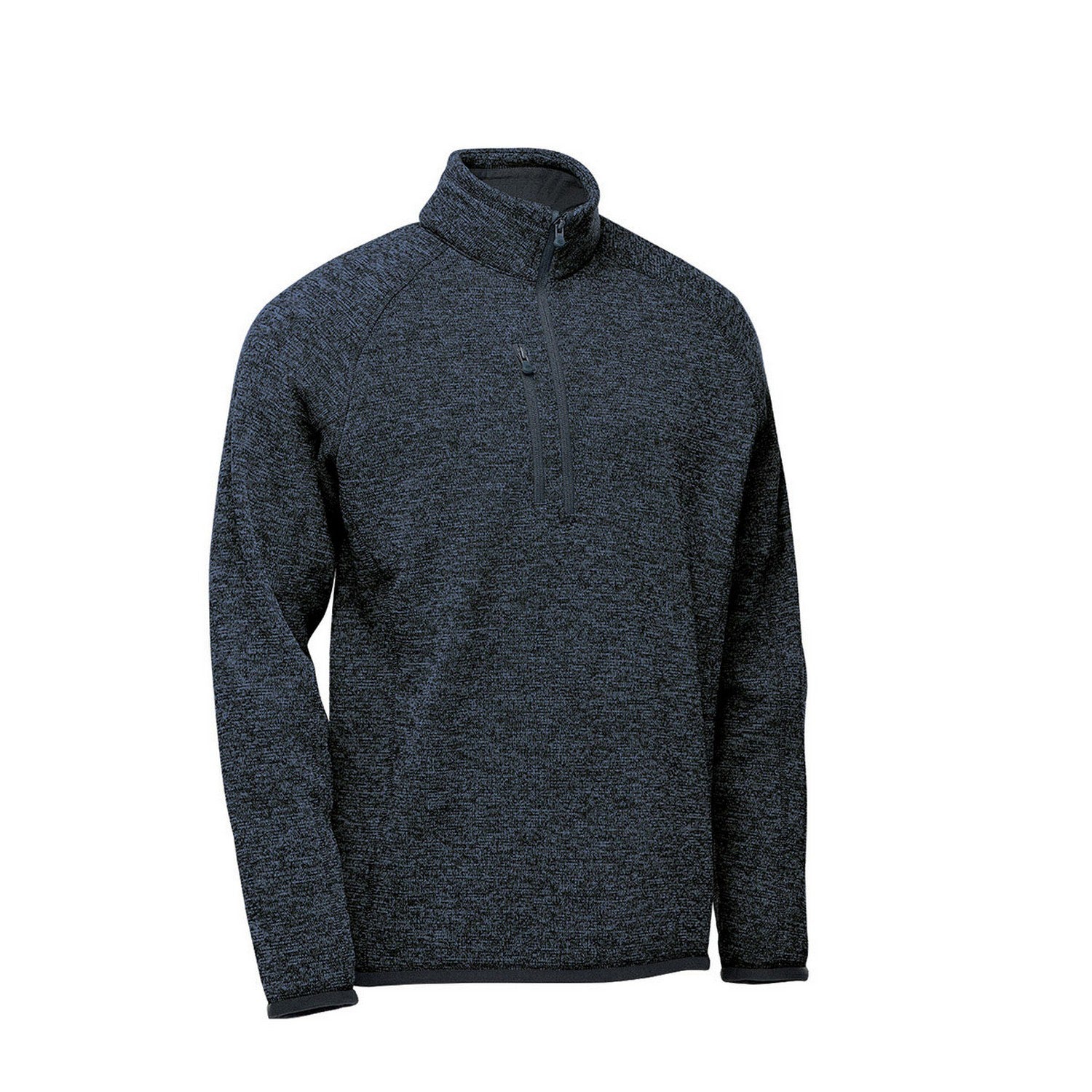 Navy Heather - Pack Shot - Stormtech Mens Avalanche Quarter Zip Pullover